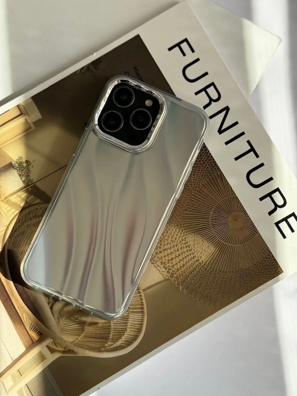 e51bbb قاب موج نقره ای (کدC1484) - Image 1