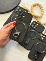 قاب آیفون MagStand مگسیف استندی TPU | محافظ لنز | مناسب آیفون 12 تا 17 - Image 4