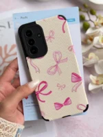 قاب پاپیون صورتی کبریتی آیفون ، سامسونگ ، شیائومی (کدC2207) - Image 3