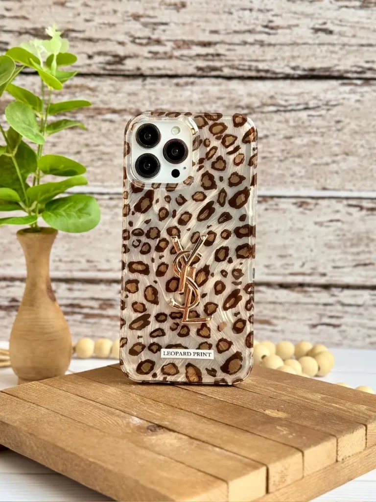 قاب پلنگی YSL آیفون Yves Saint Laurent Leopard