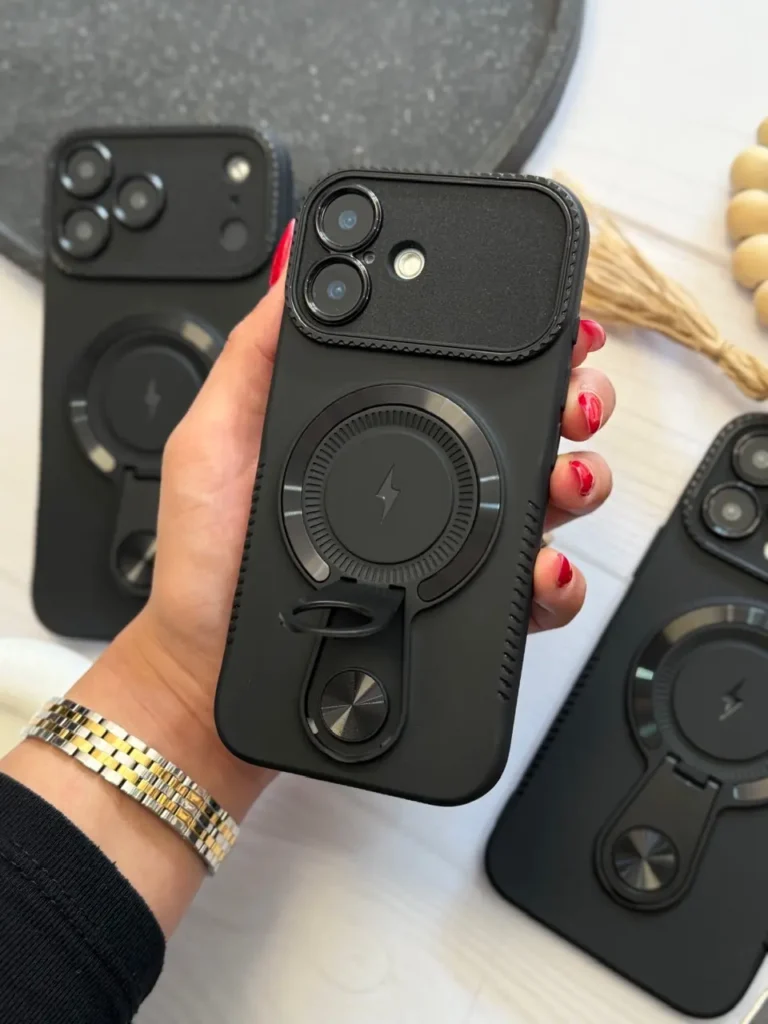 قاب آیفون MagStand با مگ‌سیف و استندشو