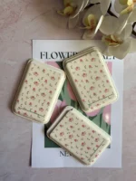 ولت مگ سیف چرمی طرح گل رز (کدa0317)