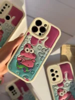 قاب آیفون برجسته چرمی Patrick Star - Image 5