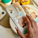 قاب آیفون برجسته چرمی spongebob - Image 2