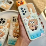 قاب آیفون برجسته چرمی spongebob - Image 7