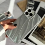 قاب موج نقره ای آیفون