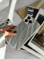 قاب موج نقره ای آیفون