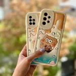 قاب آیفون برجسته چرمی spongebob - Image 4