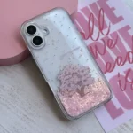 قاب آکواریومی شکوفه گیلاس ژاپنی آیفون | Cherry Blossom Liquid Case