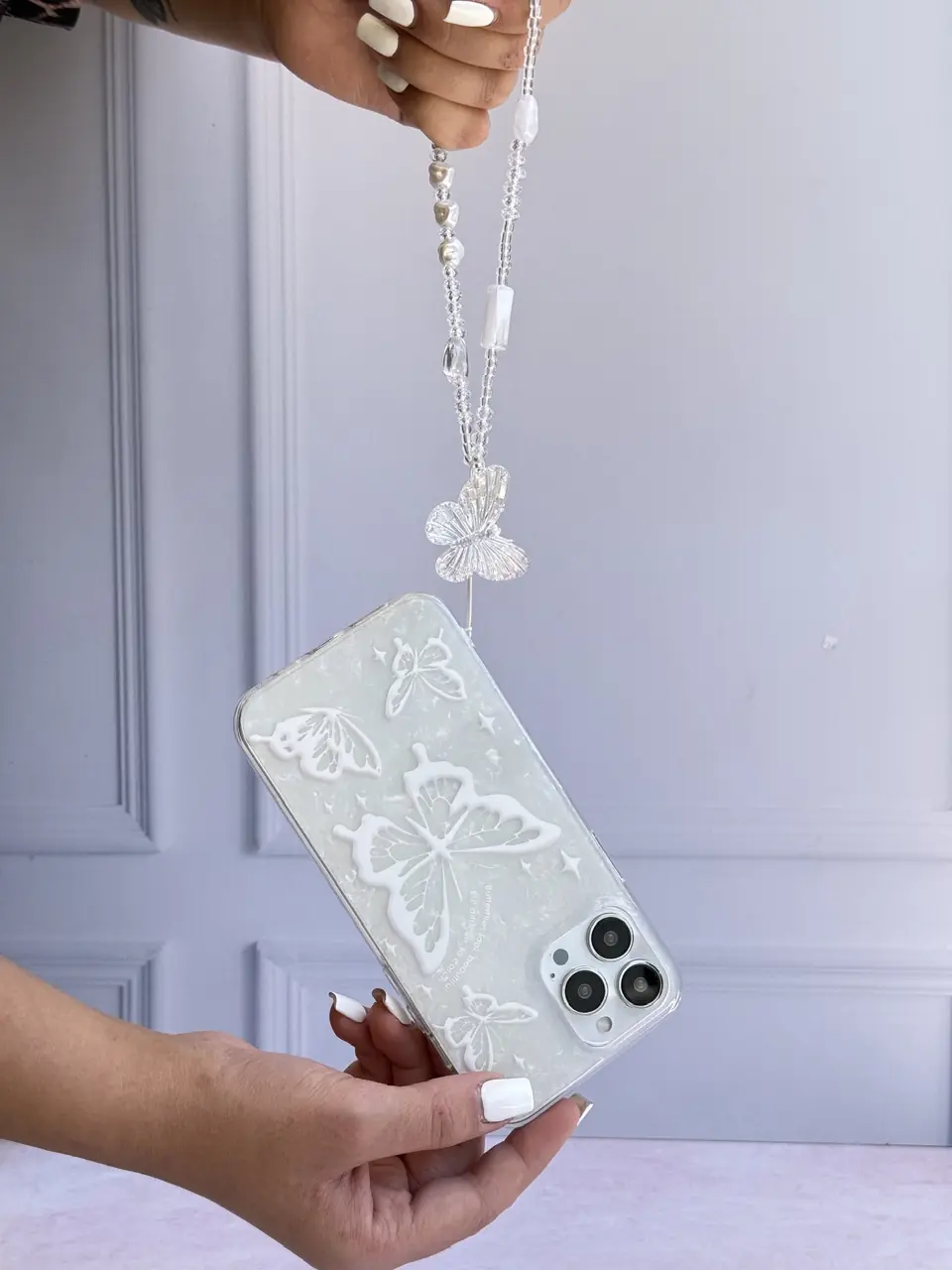 8a7dfb قاب Ice Butterfly با آویز (کدC2230) - Image 1