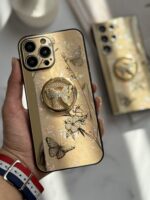 قاب موبایل سامسونگ پروانه نگین دار سواروسکی استندشو