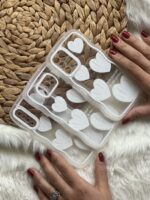قاب موبایل شیائومی قلب یخی محافظ لنزدار - Image 2