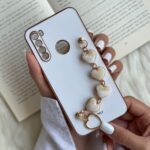 قاب موبایل سامسونگ بند قلبی مخملی محافظ لنزدار