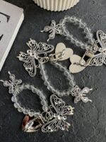 بند و آویز پروانه فلزی چسبی