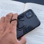 قاب موبایل آیفون آرمور بتمن حلقه دار مشکی - Image 3