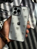 قاب موبایل ( آیفون - سامسونگ ) پاپیون ریز برجسته بیرنگ - Image 2