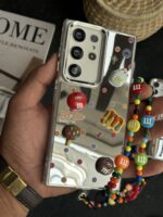 قاب موبایل ( آیفون - سامسونگ ) ام اند ام M&M آیینه ای بنددار - Image 2