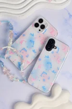 قاب Pastel Star Dolphin با آویز (کدC2251)