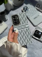 قاب فانتزی طرح دیور سامسونگ و شیائومی White Christian Dior | شاین با دور لنز نگین‌دار - Image 5