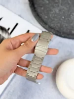 بند فلزی اپل واچ مدل سه‌ردیفه | استیل مات | قفل پروانه‌ای | 42 تا 49 میلی‌متر - Image 4