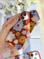 قاب گلستان آیفون با زمینه قرمز | قاب IMD مقاوم برای آیفون 12 تا 17 Pro Max - Image 5