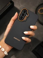 قاب Dark Case مشکی با لوگو فلزی و دور لنز نارنجی | آیفون و سامسونگ - Image 7