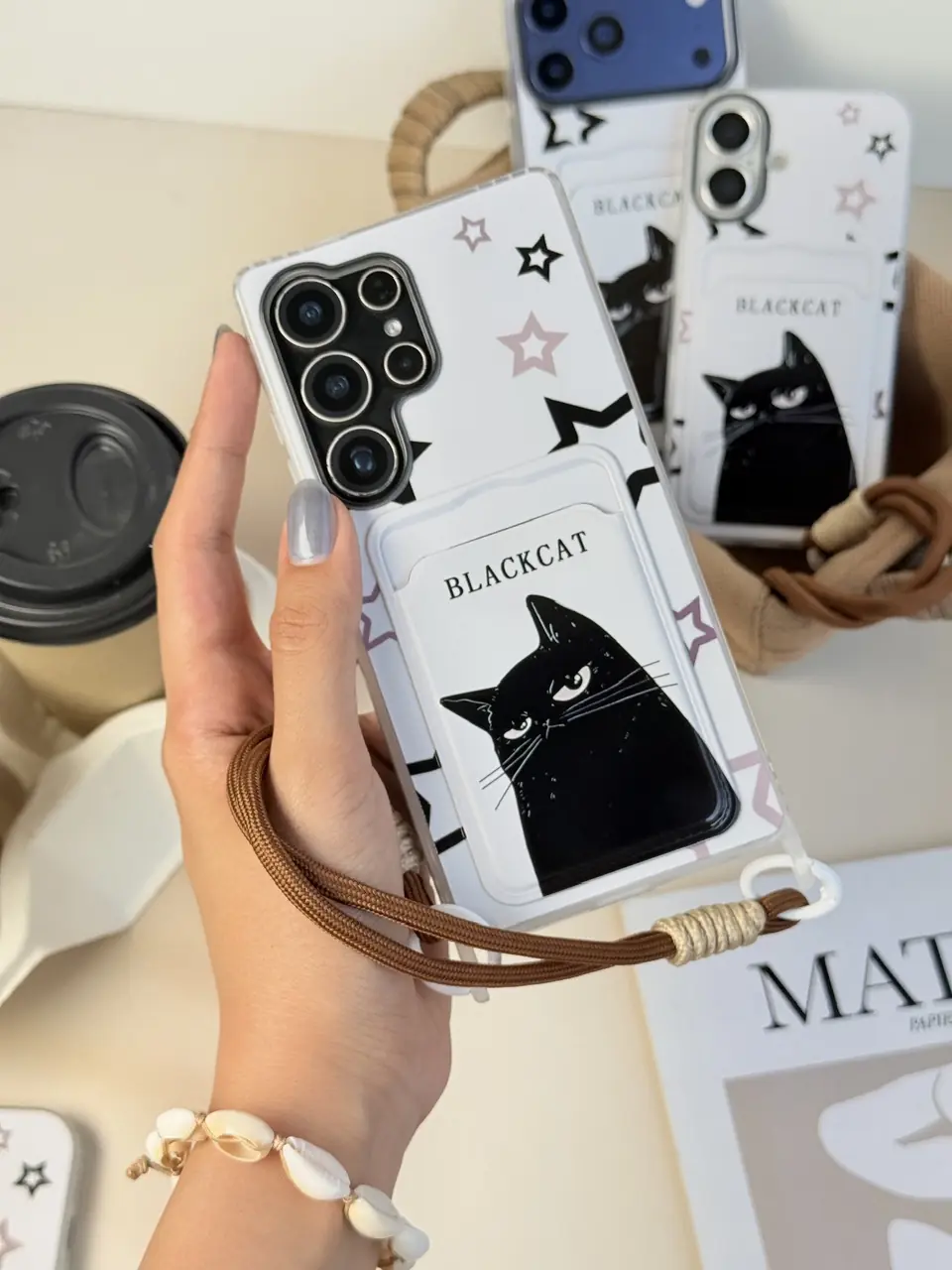 c62a87 قاب جاکارتی Black Cat آیفون و سامسونگ