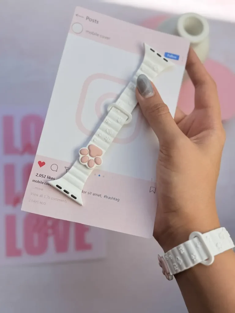 بند اپل واچ فانتزی دخترانه مدل پنجه
