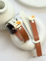 بند اپل واچ فانتزی دخترانه مدل چرمی پیشی | بند چرمی Apple Watch - Image 8