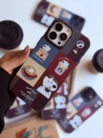 قاب فانتزی آیفون Puppy Love Coffee