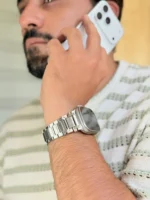 بند فلزی اپل واچ استیل مدل Link | بند استیل مات لاکچری اورجینال - Image 6