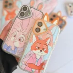 قاب فانتزی عروسکی آیفون زوتوپیا خرگوش و روباه | Zootopia