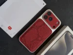 قاب پوست ماری قرمز چرمی آیفون Red Python - Image 4