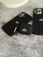 کاور airpod سیلیکونی Alo ایرپاد | پاک‌کنی | سفید و مشکی - Image 3