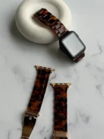 بند اپل واچ کائوچویی قهوه‌ای | بند Apple Watch اسپرت و شیک - تصویر 3