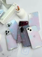 قاب گوشی کهکشانی آیفون Galaxy ایربگ‌دار پشت طلقی | آیفون ۱۳ تا ۱۸ پرومکس - تصویر 7
